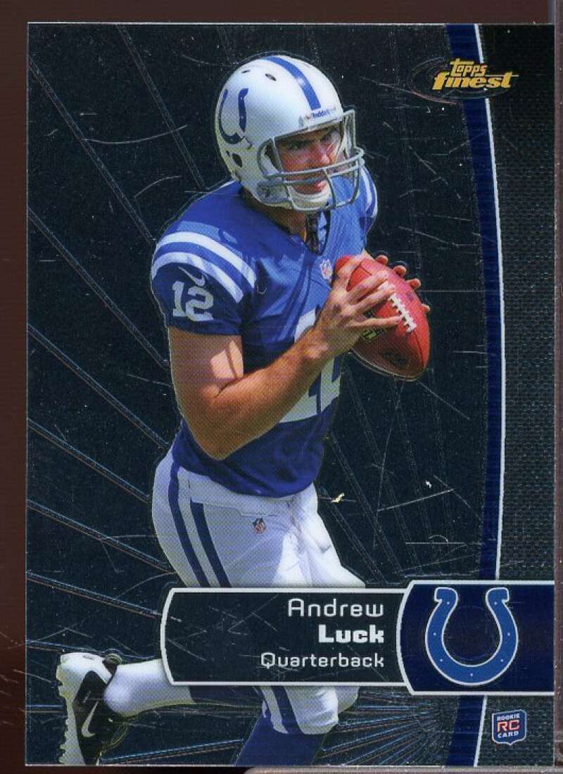 Andrew Luck RC Card 2012 Finest #110  Image 1