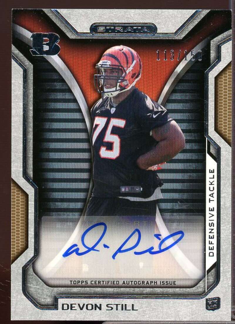 Devon Still Rookie Card 2012 Topps Strata Rookie Autographs Bronze #RADS  Image 1