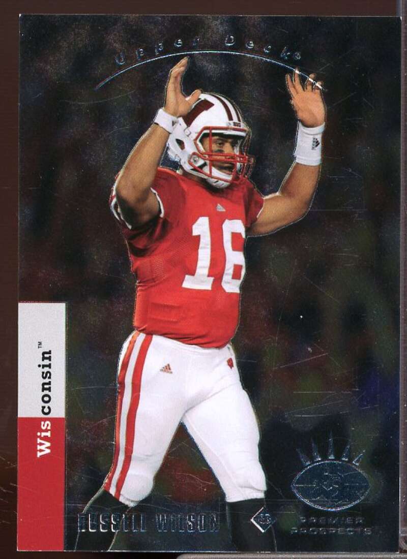 Russell Wilson Rookie Card 2012 Upper Deck 1993 SP Inserts #93SP58  Image 1