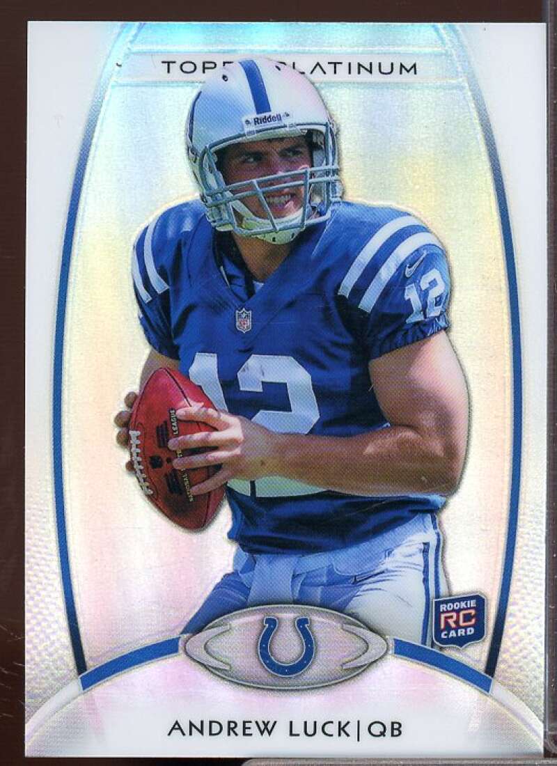 Andrew Luck Rookie Card 2012 Topps Platinum #150  Image 1