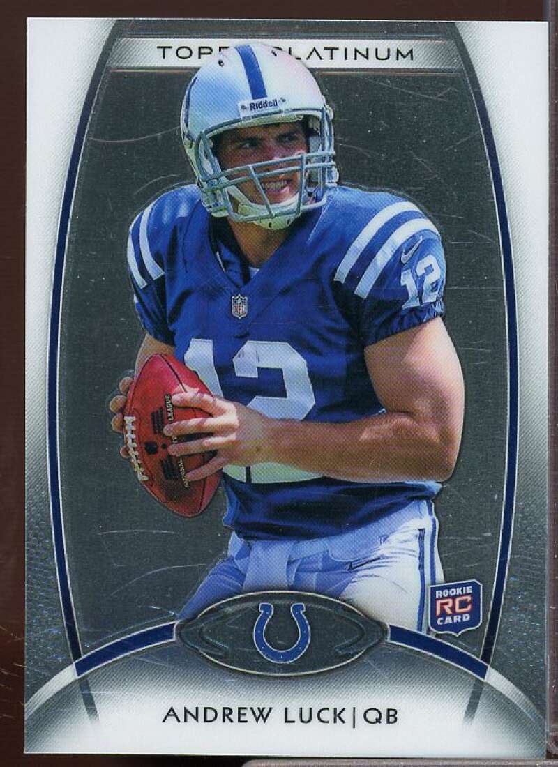 Andrew Luck Rookie Card 2012 Topps Platinum #150  Image 1