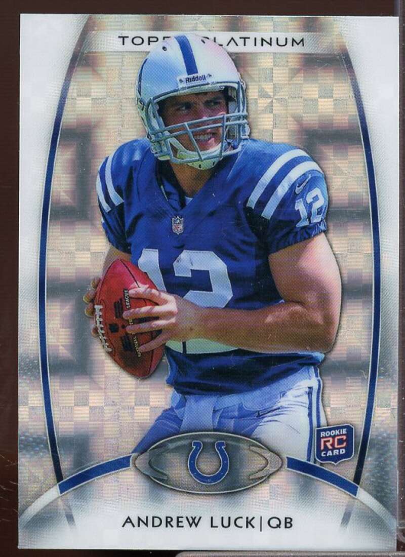 Andrew Luck Rookie Card 2012 Topps Platinum Xfractors #150  Image 1