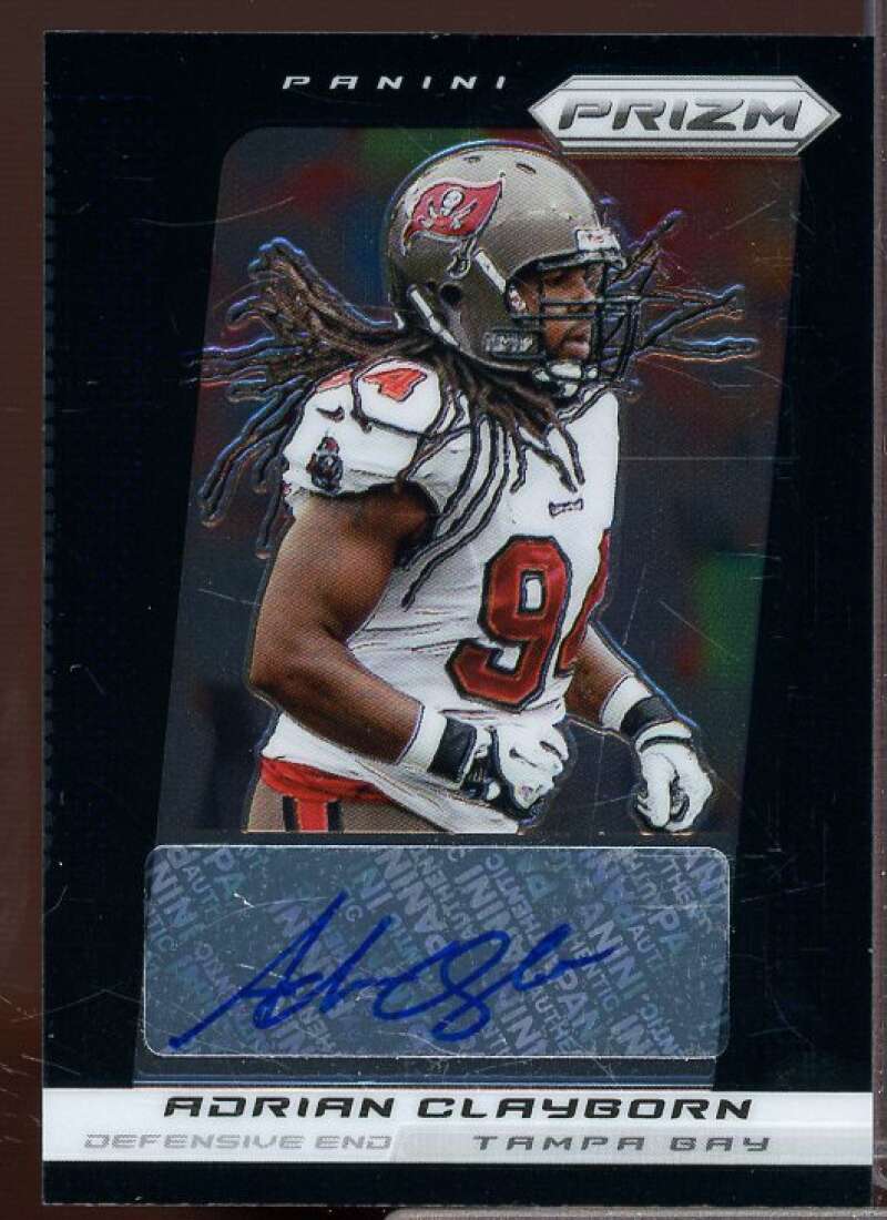 Adrian Clayborn Rookie Card 2013 Panini Prizm Autographs #102  Image 1