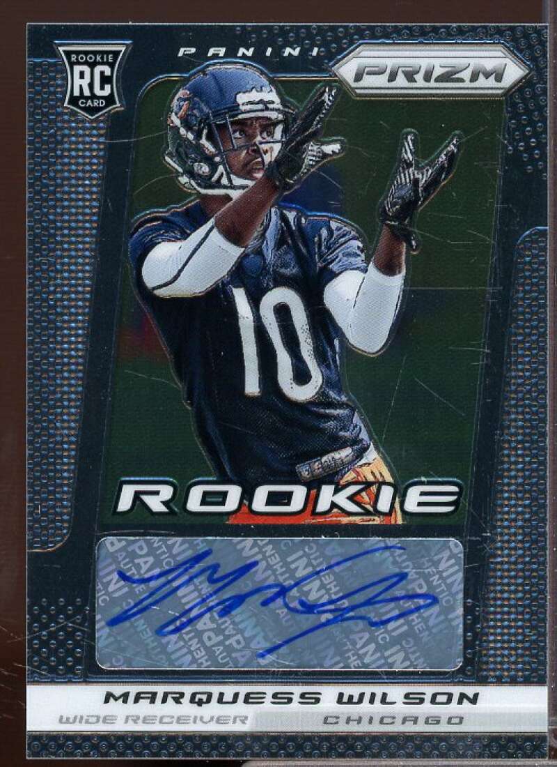 Marquess Wilson Rookie Card 2013 Panini Prizm Autographs #266  Image 1