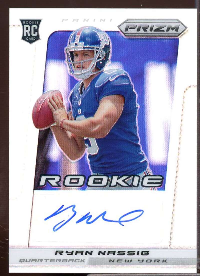 Ryan Nassib Rookie Card 2013 Panini Prizm Autographs Prizms #281  Image 1