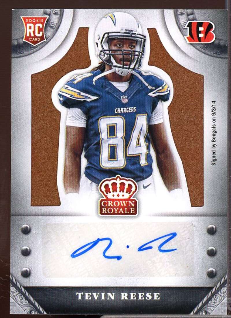 Tevin Reese Rookie Card 2014 Crown Royale Rookie Signatures Retail Bronze #STR  Image 1