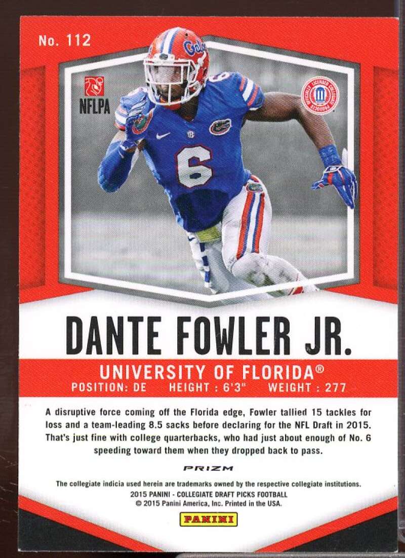 Dante Fowler Jr. Rookie Card 2015 Panini Prizm Draft Picks Prizms #112  Image 2