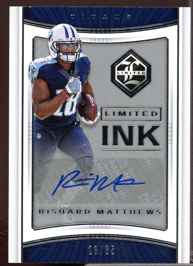 Rishard Matthews Card 2017 Limited Ink Silver Spotlight #16  Image 1