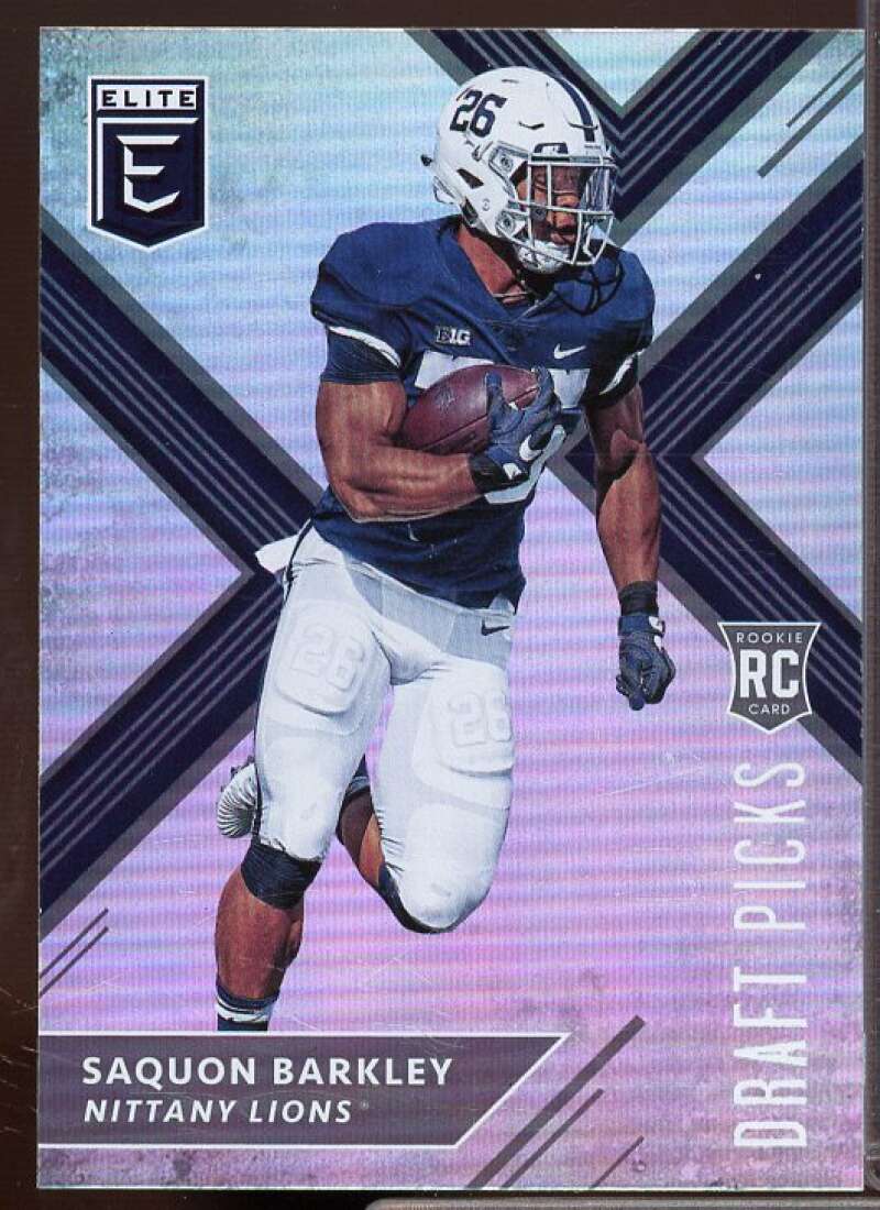 Saquon Barkley Rookie Card 2018 Elite Draft Picks #105B  Image 1