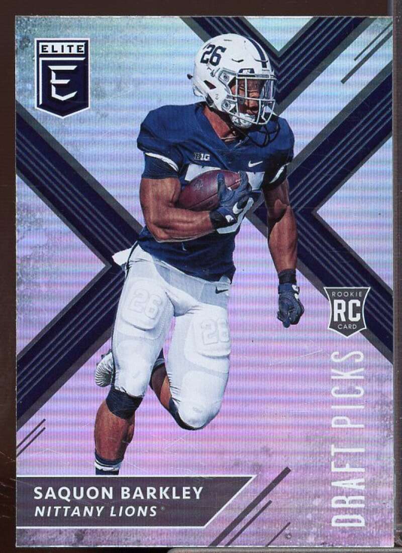 Saquon Barkley Rookie Card 2018 Elite Draft Picks #105B  Image 1