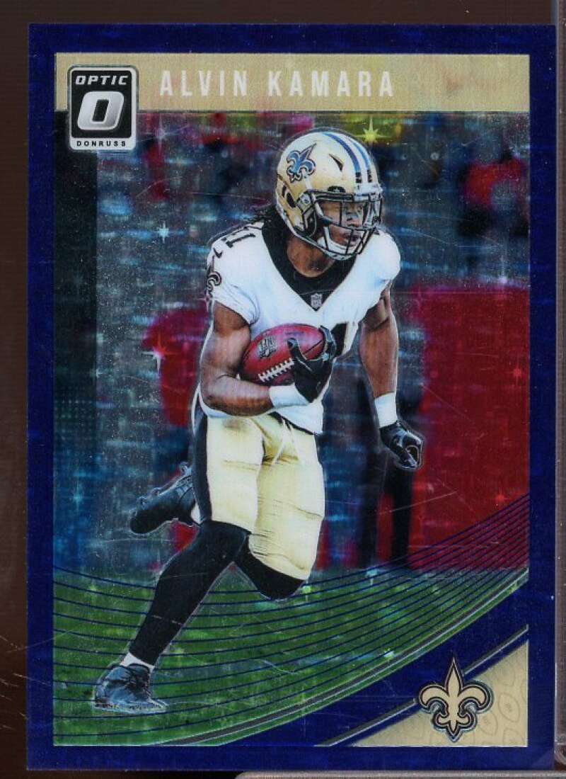 Alvin Kamara Card 2018 Donruss Optic Purple Stars #69  Image 1