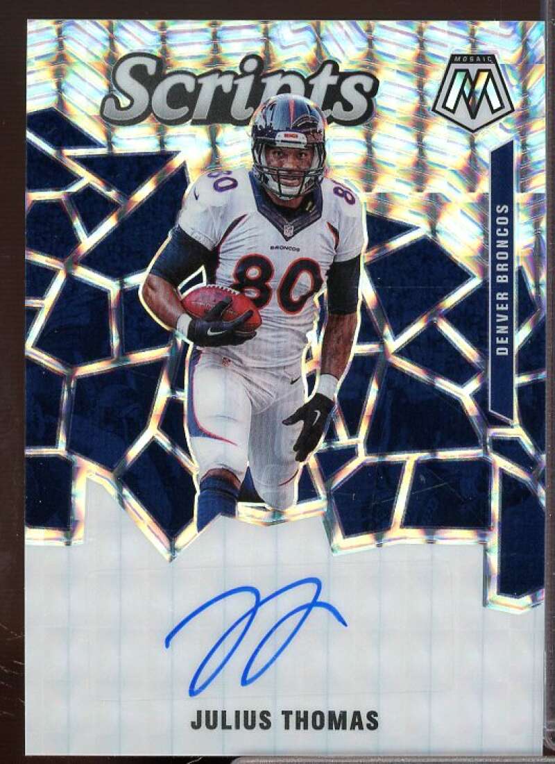 Julius Thomas Card 2020 Panini Mosaic Scripts #46  Image 1