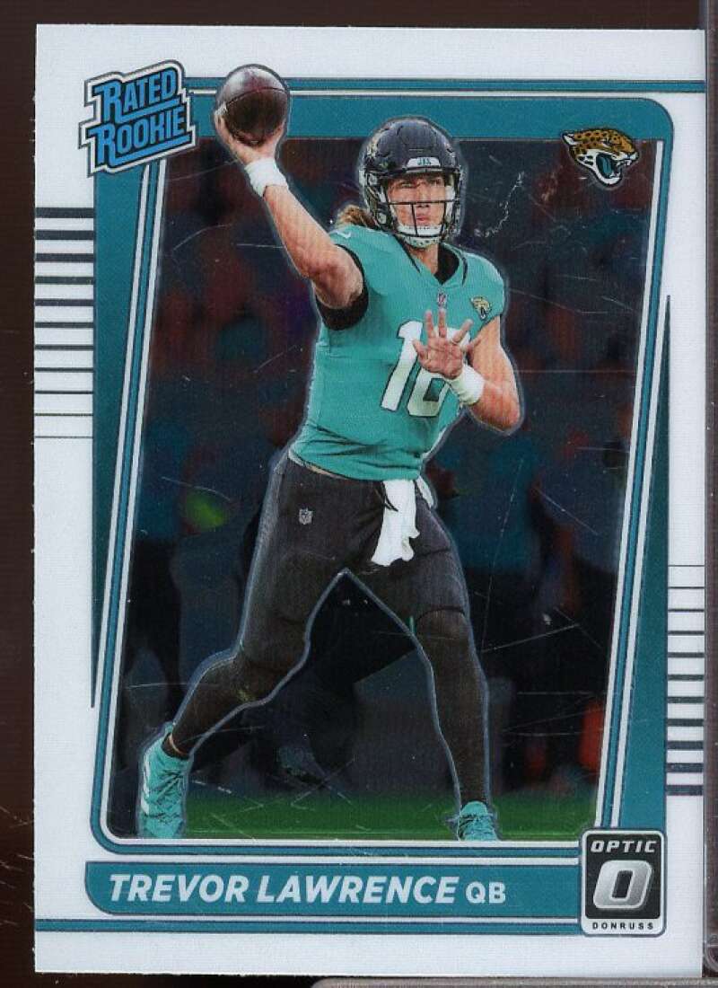 Trevor Lawrence Rookie Card 2021 Donruss Optic #201  Image 1