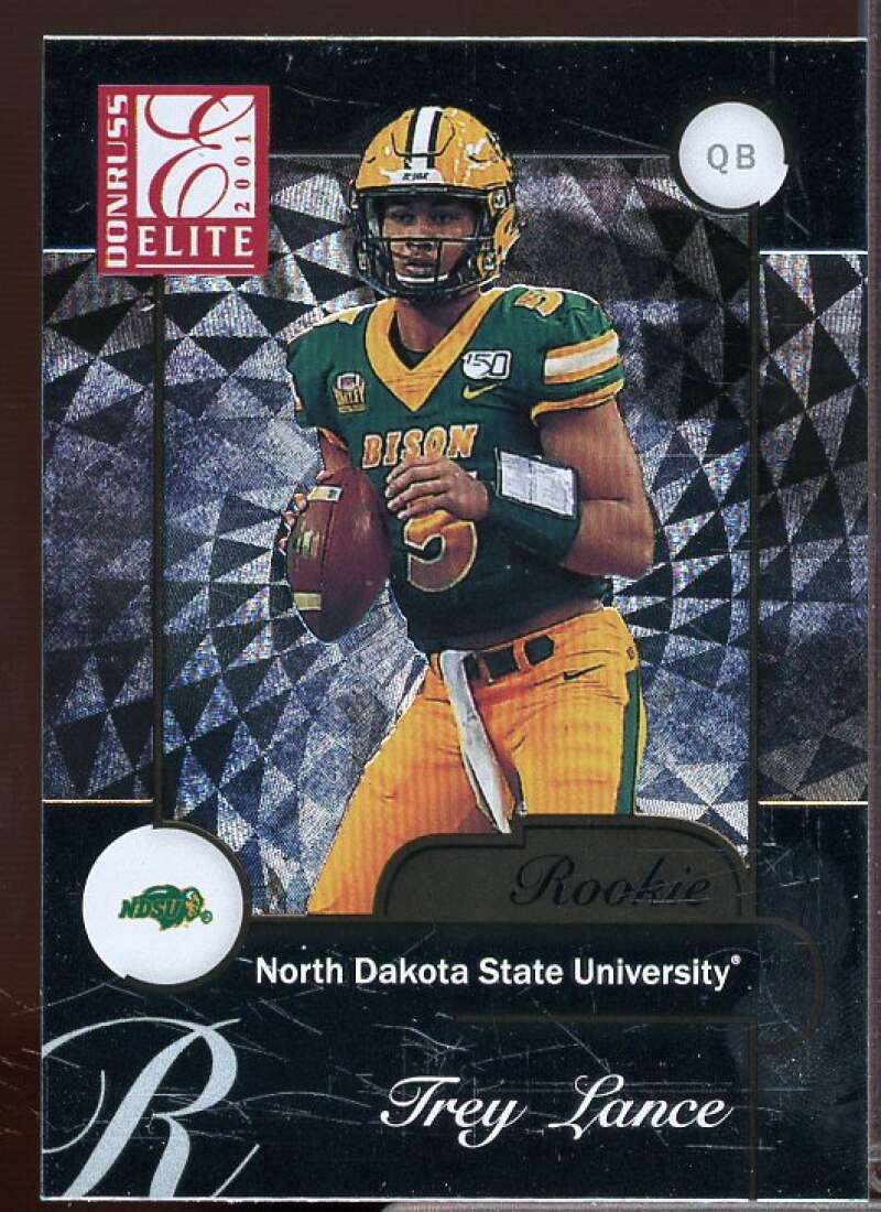 Trey Lance Rookie Card 2021 Donruss The Elite Series Rookies #4  Image 1