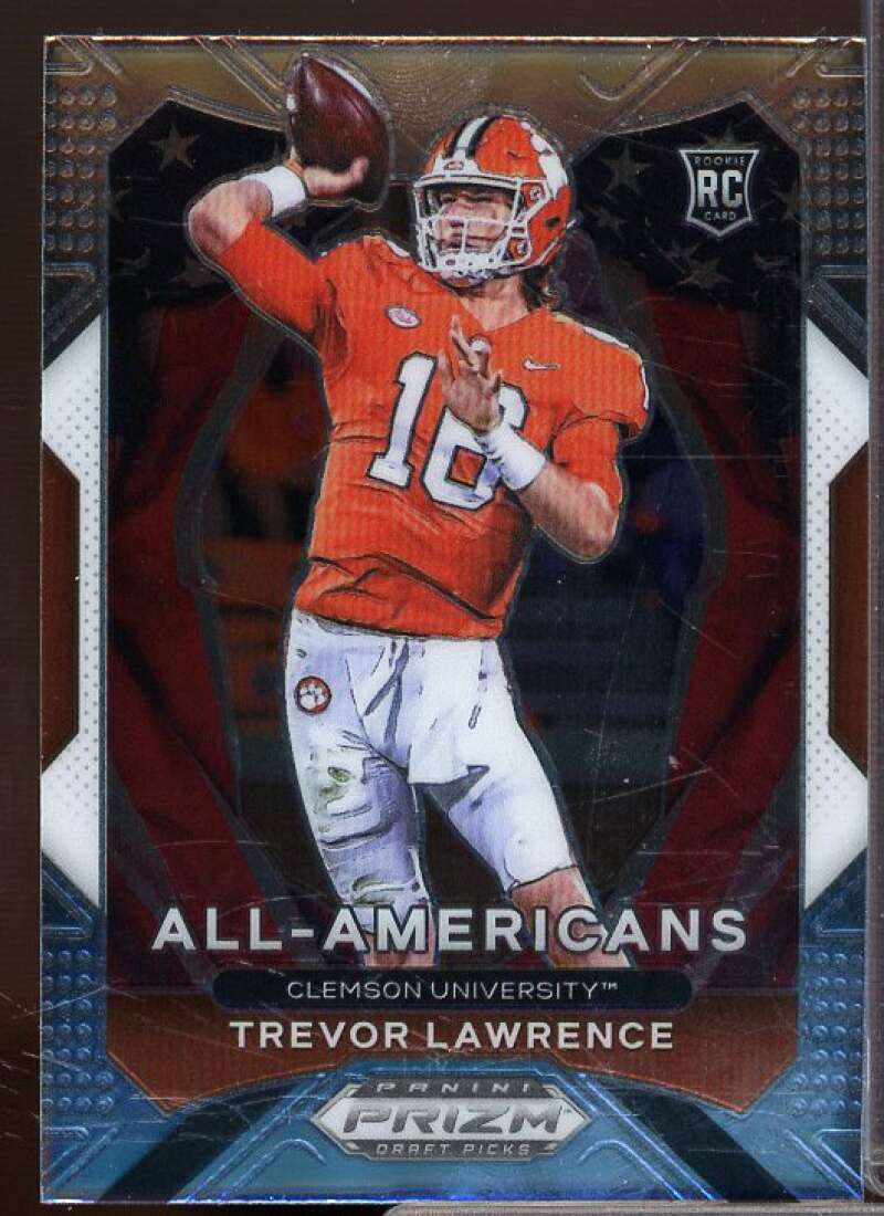 Trevor Lawrence AA Rookie Card 2021 Panini Prizm Draft Picks #181  Image 1