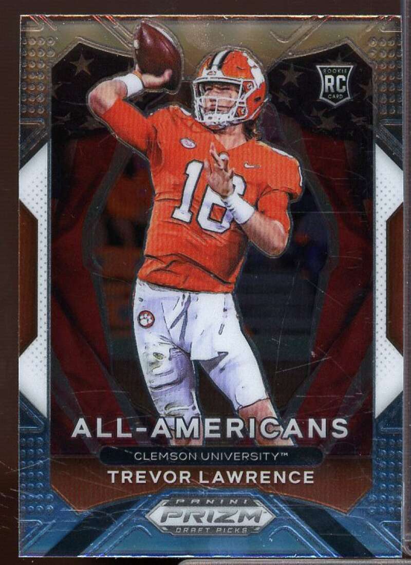 Trevor Lawrence AA Rookie Card 2021 Panini Prizm Draft Picks #181  Image 1