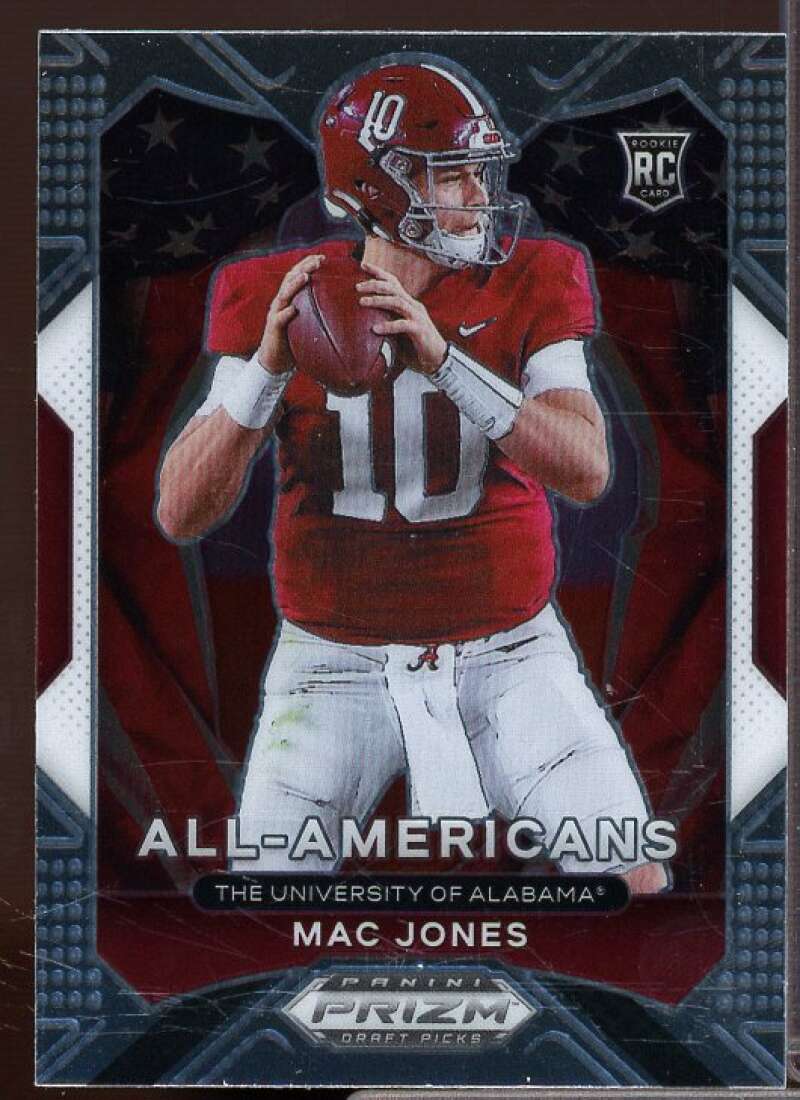 Mac Jones AA Rookie Card 2021 Panini Prizm Draft Picks #183  Image 1