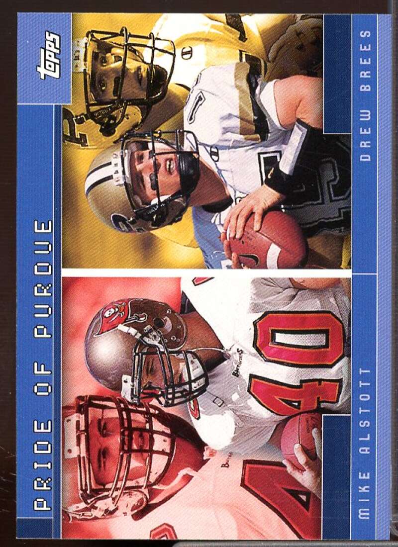 Mike Alstott/Drew Brees Rookie Card 2001 Topps Combos #TC15  Image 1