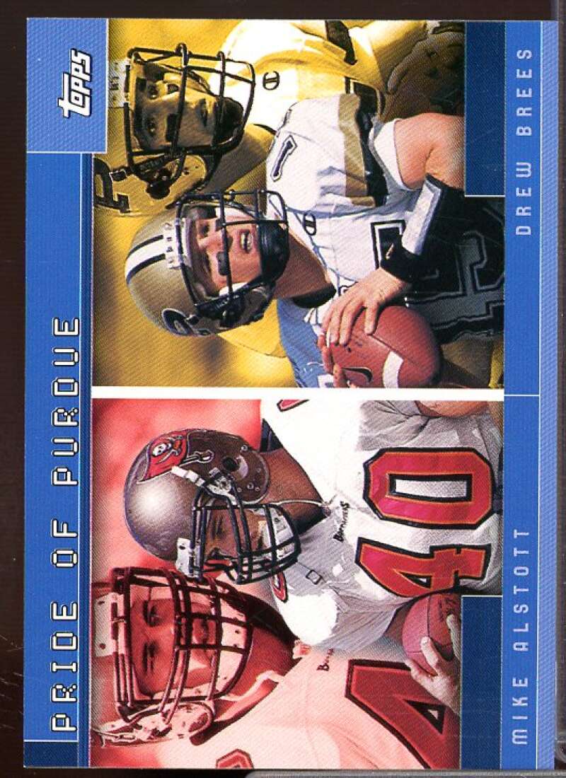 Mike Alstott/Drew Brees Rookie Card 2001 Topps Combos #TC15  Image 1