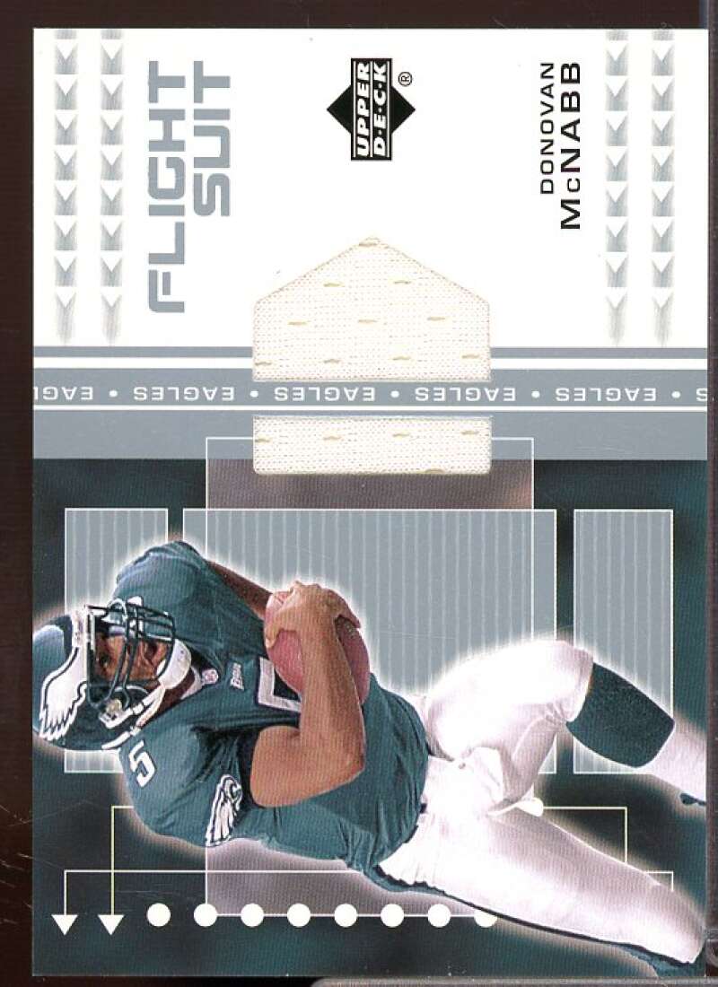 Donovan McNabb Card 2002 Upper Deck Flight Suits Jerseys #FSDM  Image 1