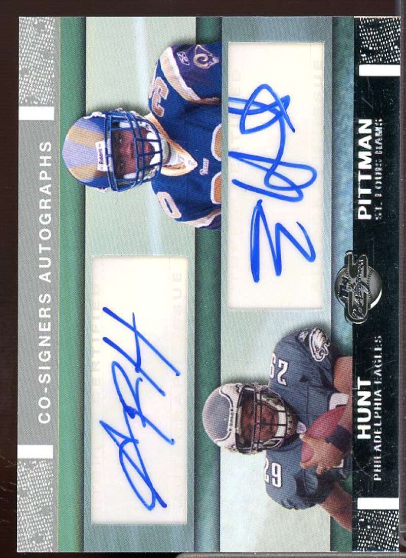 Antonio Pittman /Tony Hunt Rookie 2007 Topps Co-Signers Co-Signer Autograph #PH  Image 1