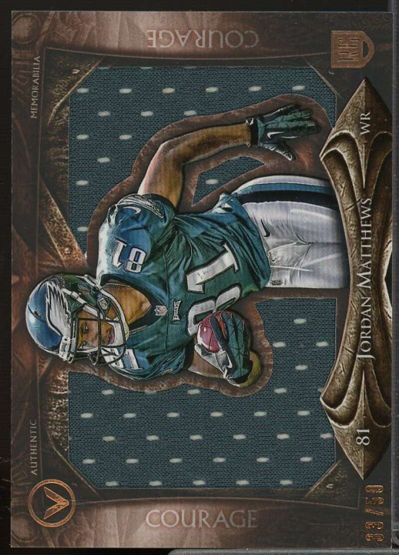 Jordan Matthews Rookie Card 2014 Topps Valor Jumbo Relics Courage #VJRJMA  Image 1