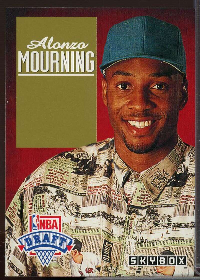 Alonzo Mourning Rookie Card 1992-93 SkyBox Draft Picks #DP2  Image 1