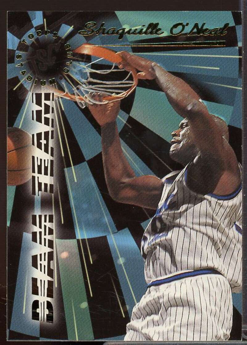 Shaquille O'Neal Card 1995-96 Stadium Club Beam Team #B6  Image 1