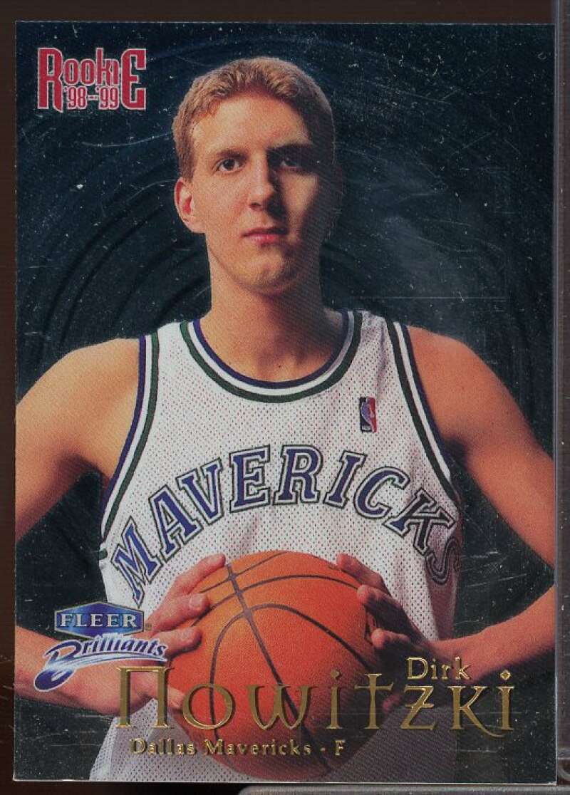 Dirk Nowitzki Rookie Card 1998-99 Fleer Brilliants #109  Image 1