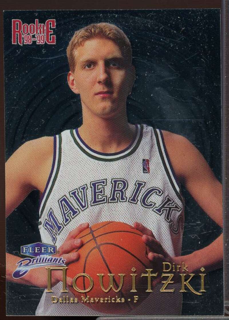 Dirk Nowitzki Rookie Card 1998-99 Fleer Brilliants #109  Image 1