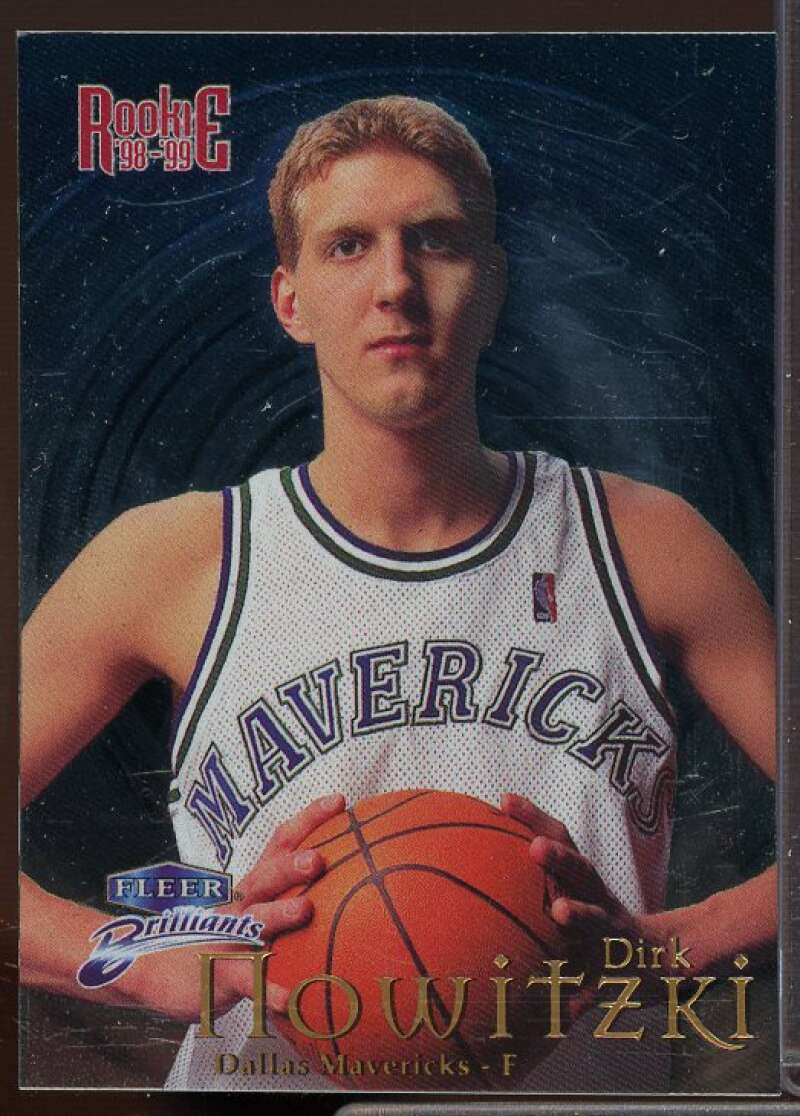 Dirk Nowitzki Rookie Card 1998-99 Fleer Brilliants #109  Image 1