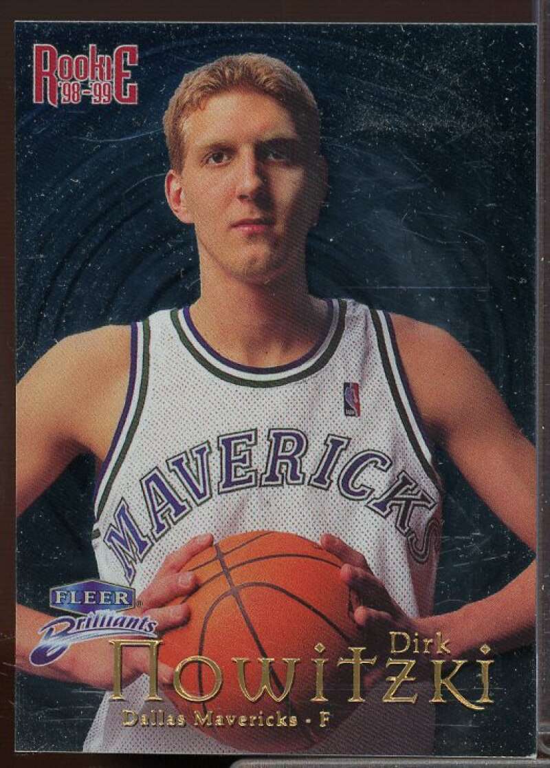 Dirk Nowitzki Rookie Card 1998-99 Fleer Brilliants #109  Image 1