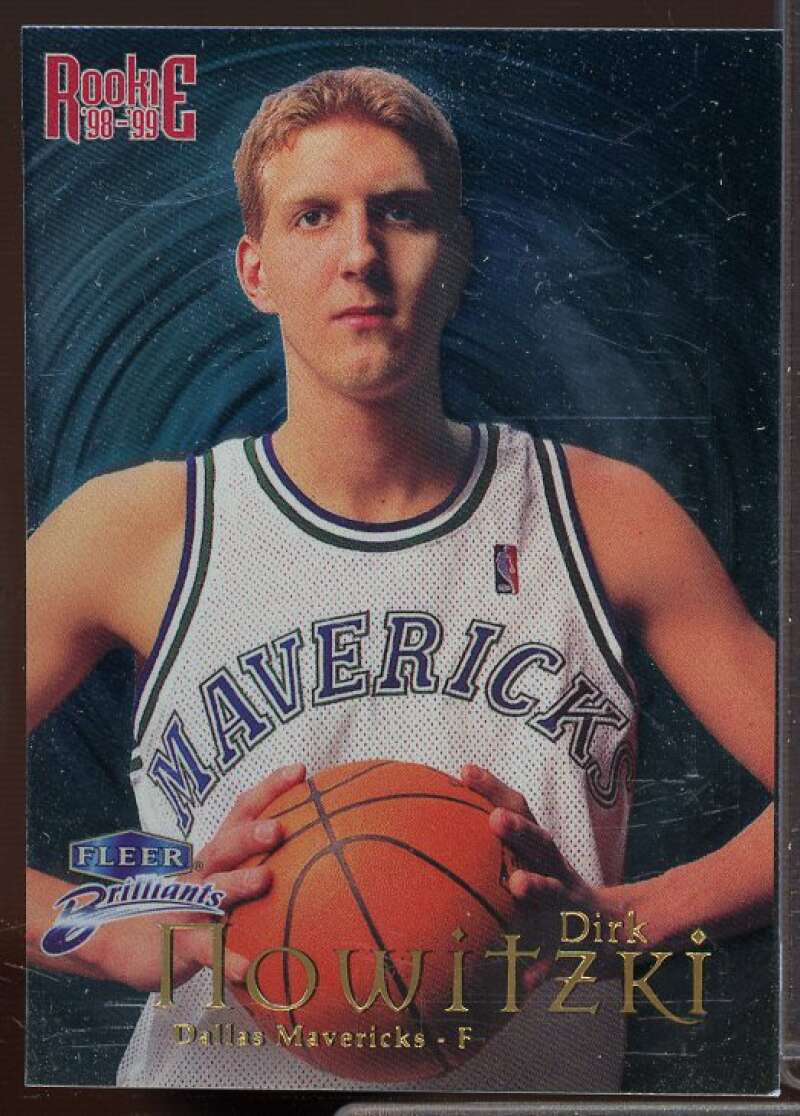 Dirk Nowitzki Rookie Card 1998-99 Fleer Brilliants #109  Image 1