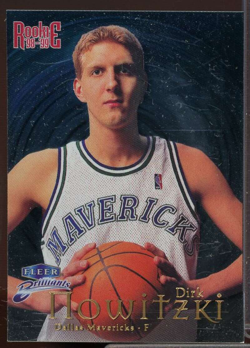 Dirk Nowitzki Rookie Card 1998-99 Fleer Brilliants #109  Image 1