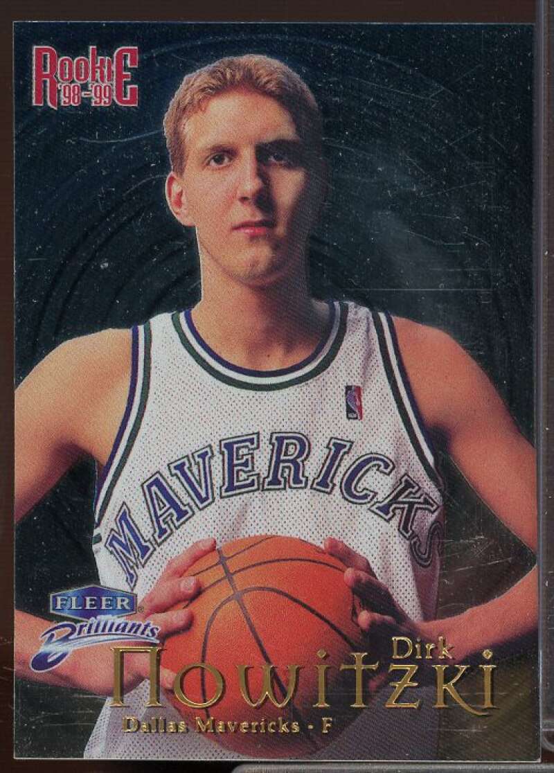 Dirk Nowitzki Rookie Card 1998-99 Fleer Brilliants #109  Image 1