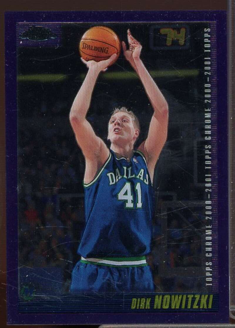 Dirk Nowitzki Card 2000-01 Topps Chrome #13  Image 1