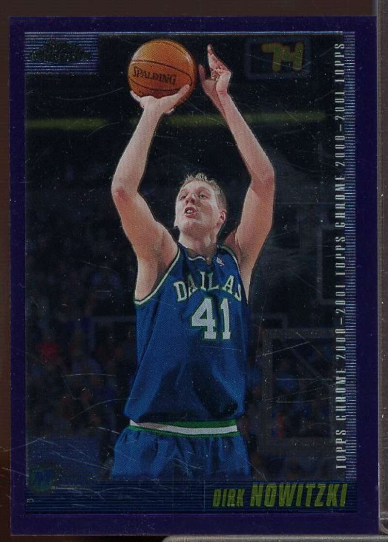 Dirk Nowitzki Card 2000-01 Topps Chrome #13  Image 1