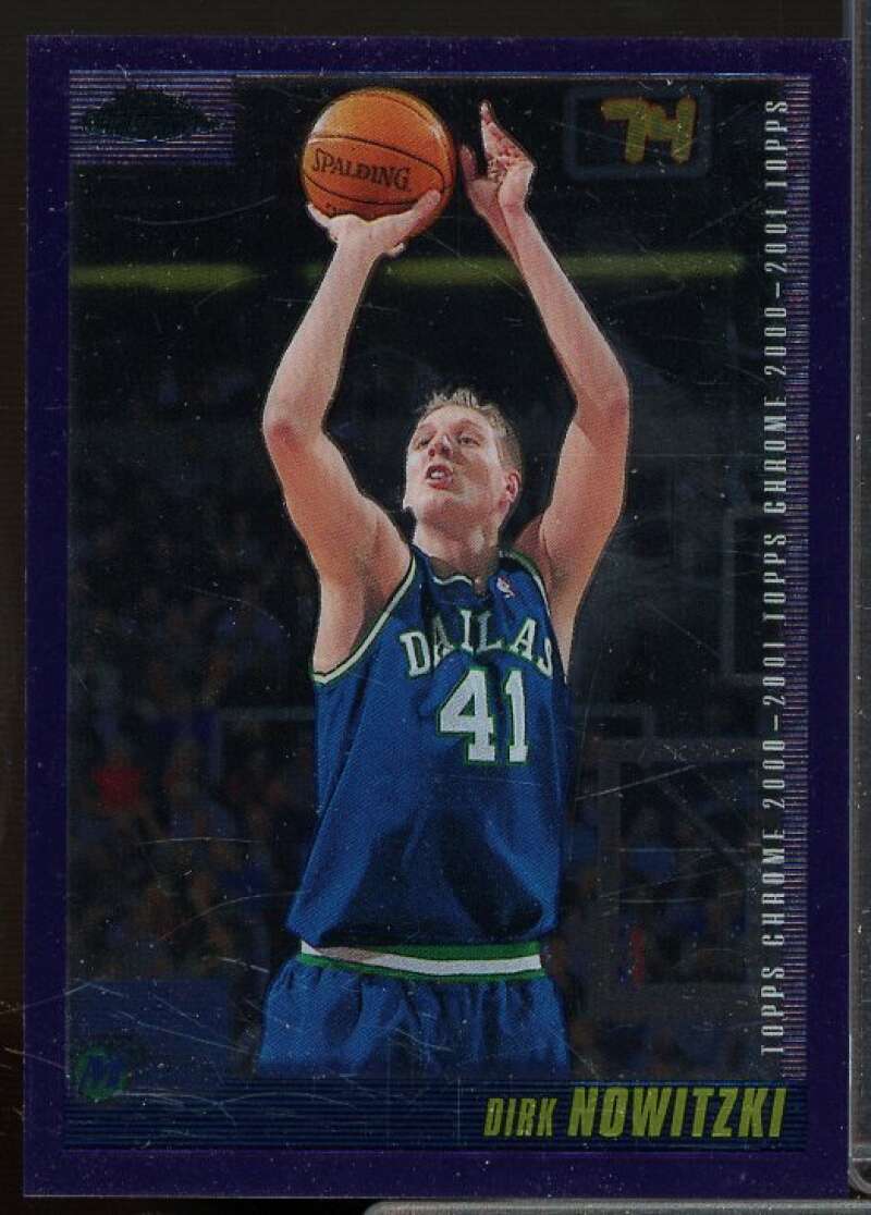 Dirk Nowitzki Card 2000-01 Topps Chrome #13  Image 1