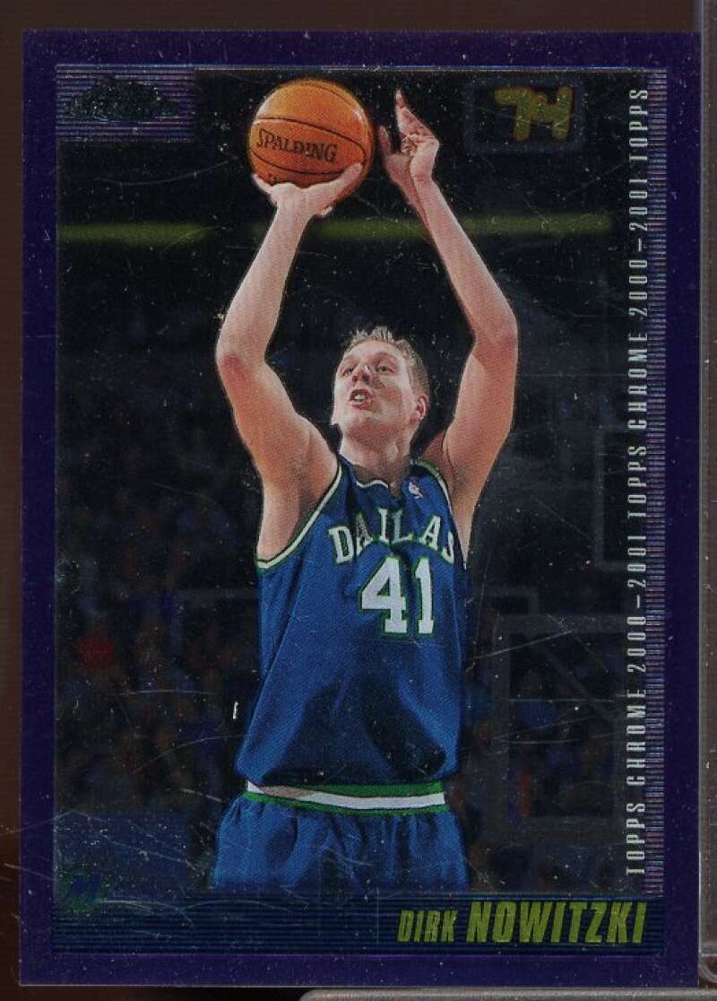 Dirk Nowitzki Card 2000-01 Topps Chrome #13  Image 1