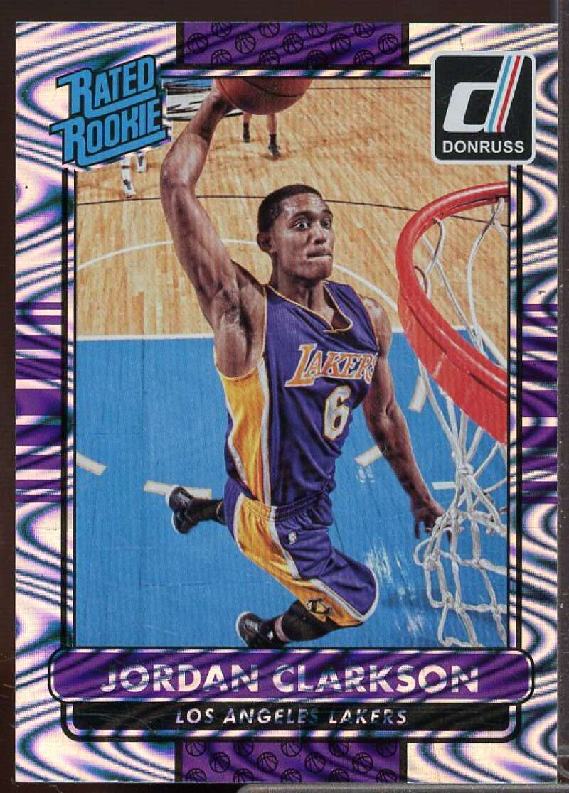 Jordan Clarkson Rookie Card 2014-15 Donruss Swirlorama #218  Image 1