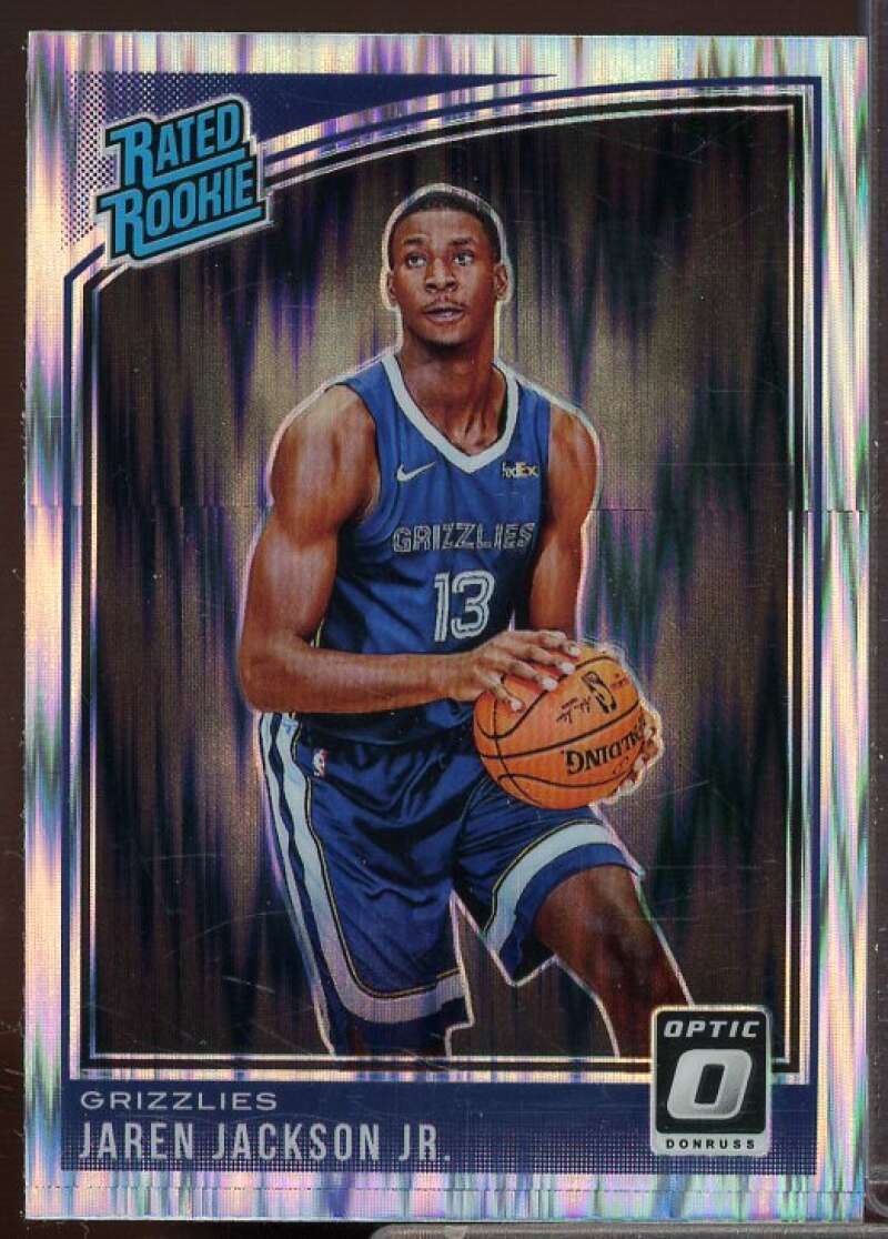 Jaren Jackson Jr. Rookie Card 2018-19 Donruss Optic Shock #188  Image 1