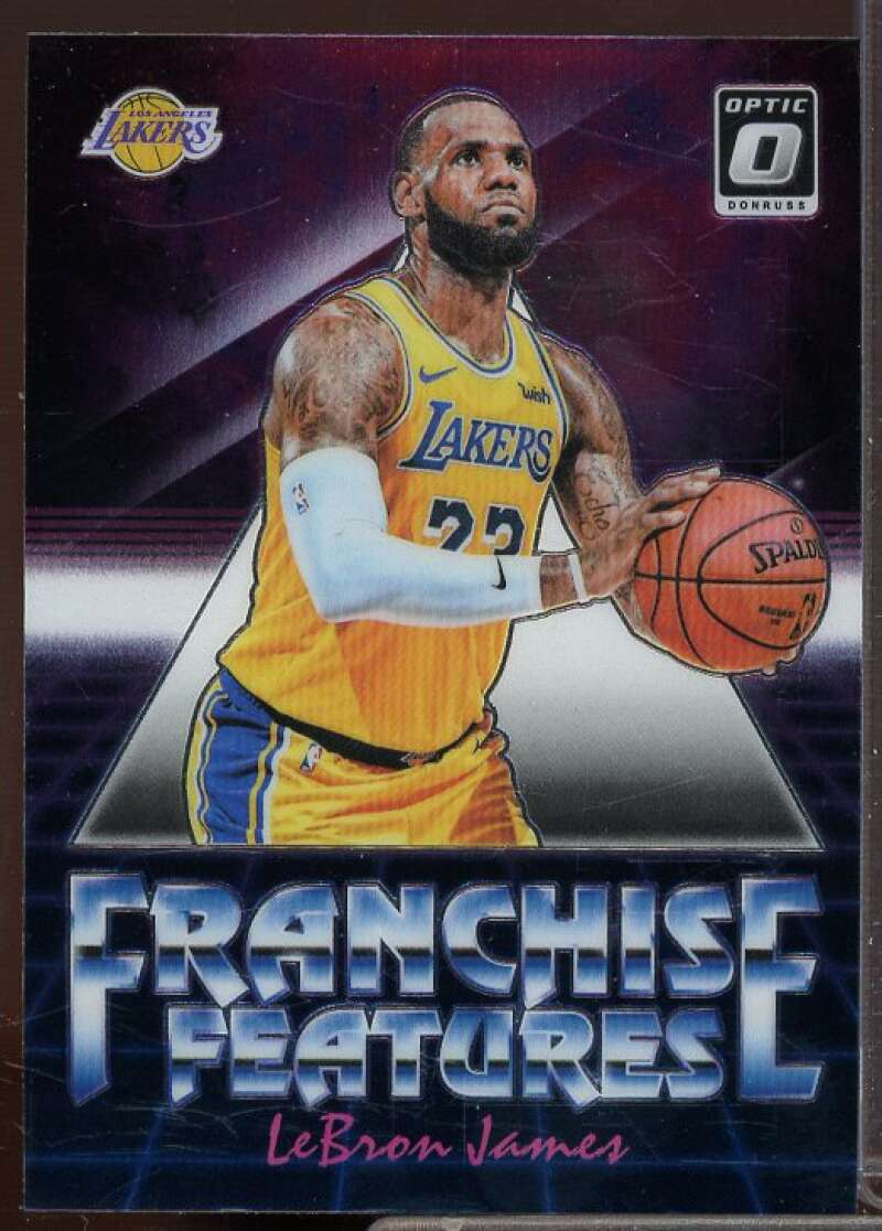 LeBron James Card 2018-19 Donruss Optic Franchise Features Purple #6  Image 1