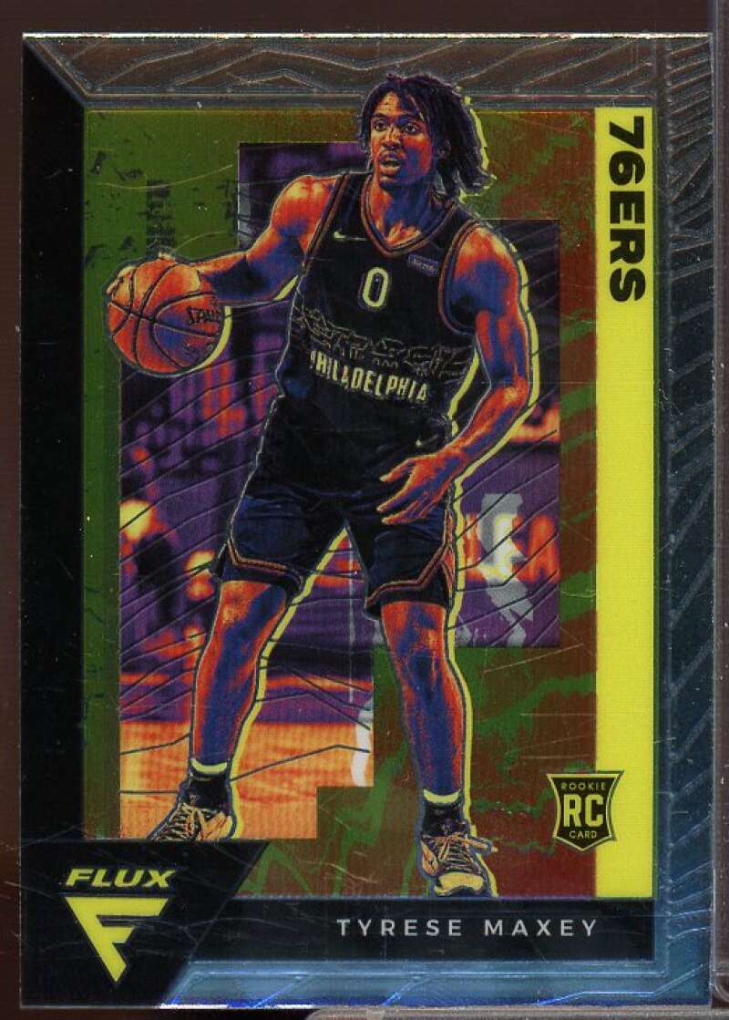 Tyrese Maxey Rookie Card 2020-21 Panini Flux #208  Image 1