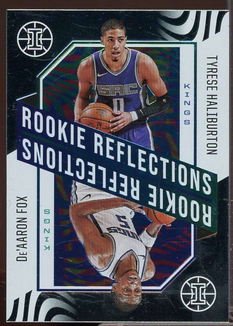 Tyrese Haliburton/De'Aaron Fox 2020-21 Panini Illusions Rookie Reflections #12  Image 1