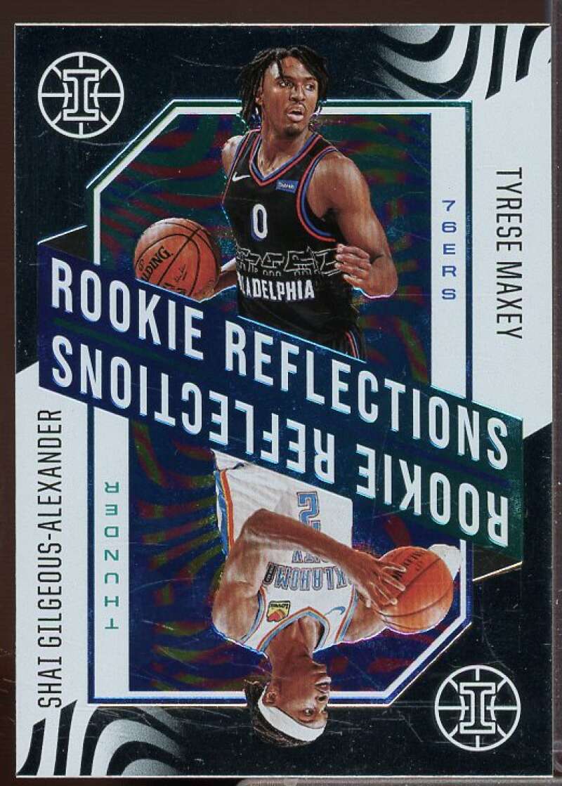 Shai Gilgeous-Alexander/Tyrese Maxey 2020-21 Illusions Rookie Reflections #7  Image 1