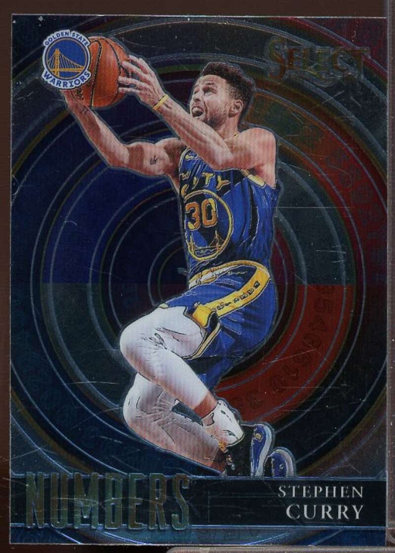 Stephen Curry Card 2020-21 Select Numbers #30  Image 1