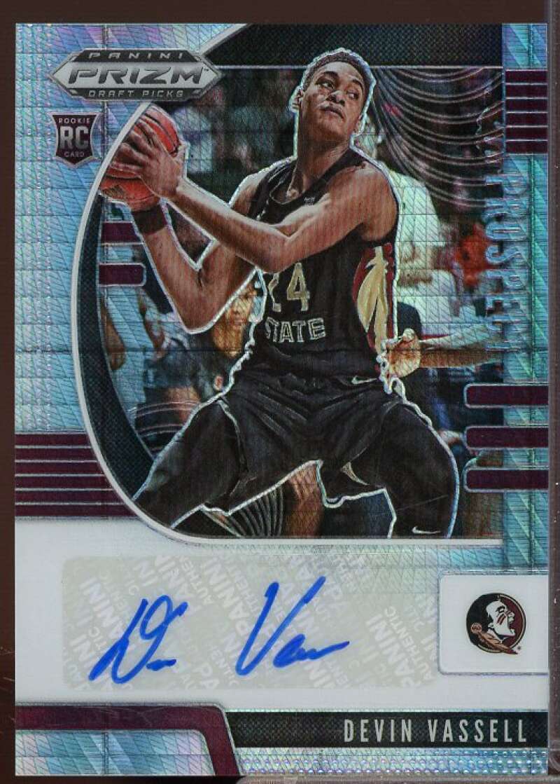 Devin Vassell 2020-21 Panini Prizm Draft Picks Prospect Autographs Hyper #16  Image 1