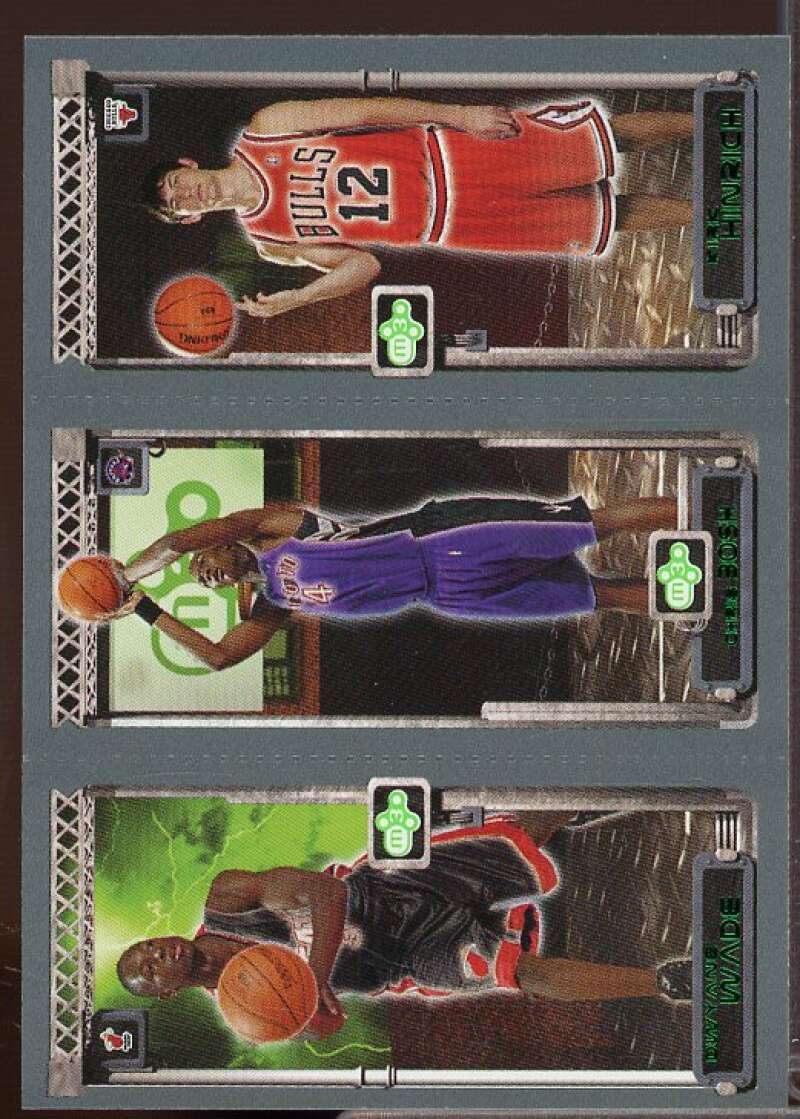 Wade 115 RC/Bosh 114 RC/Hinrich 117 RC Card 2003-04 Topps Rookie Matrix #WBH  Image 1