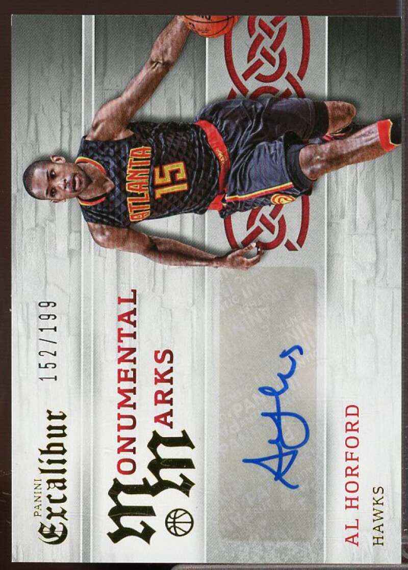 Al Horford Card 2015-16 Panini Excalibur Monumental Marks #27  Image 1