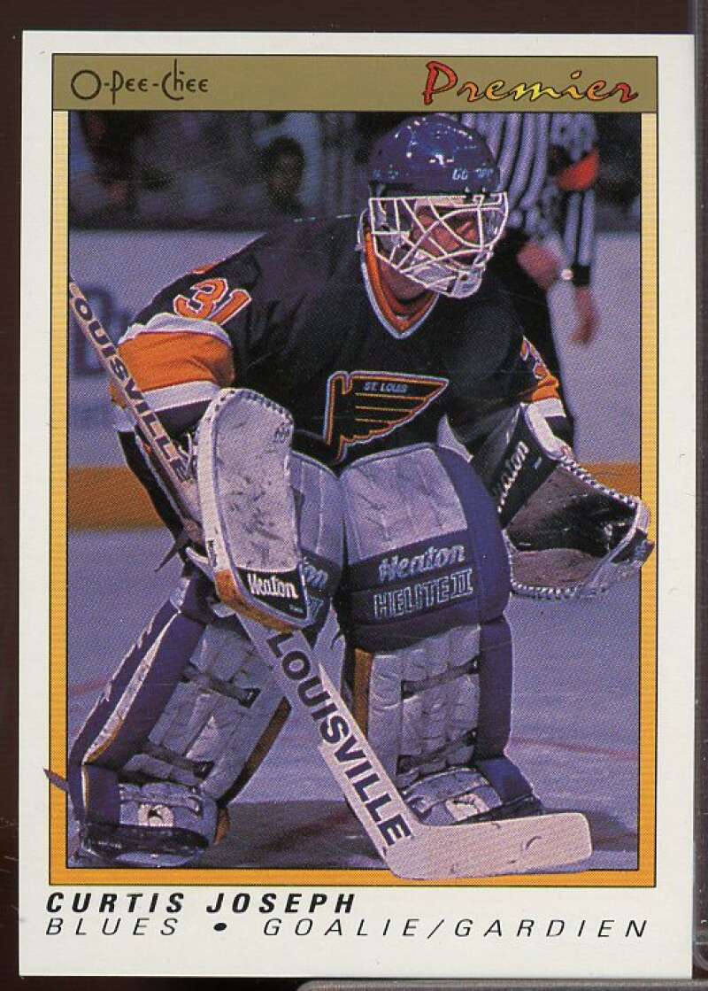 Curtis Joseph Rookie Card 1990-91 OPC Premier #51  Image 1